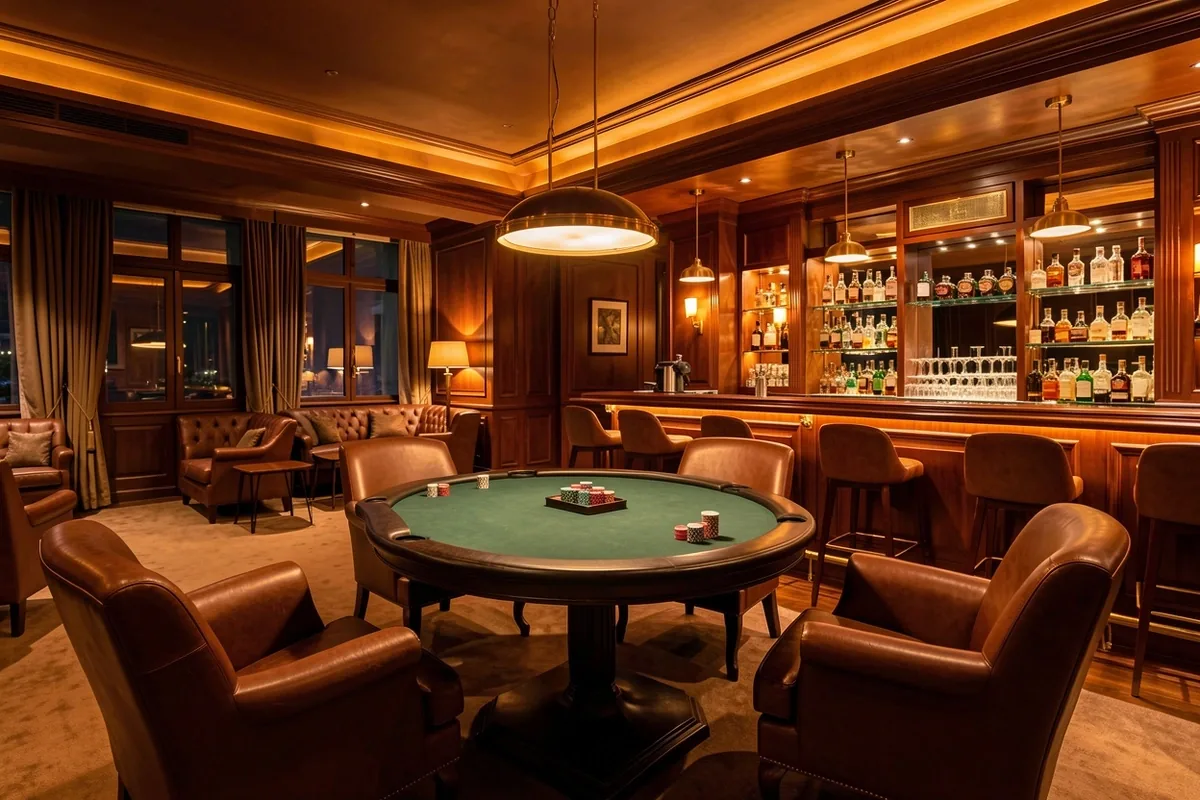 Zanderoo Club Lounge en Pokertafels