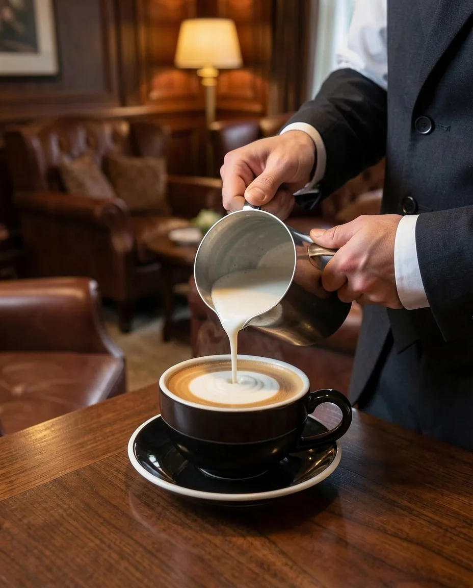 Professionele espressobar bij Zanderoo