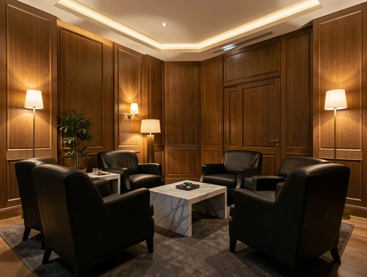 Lounge en ontvangstruimte voor relaties bij Zanderoo