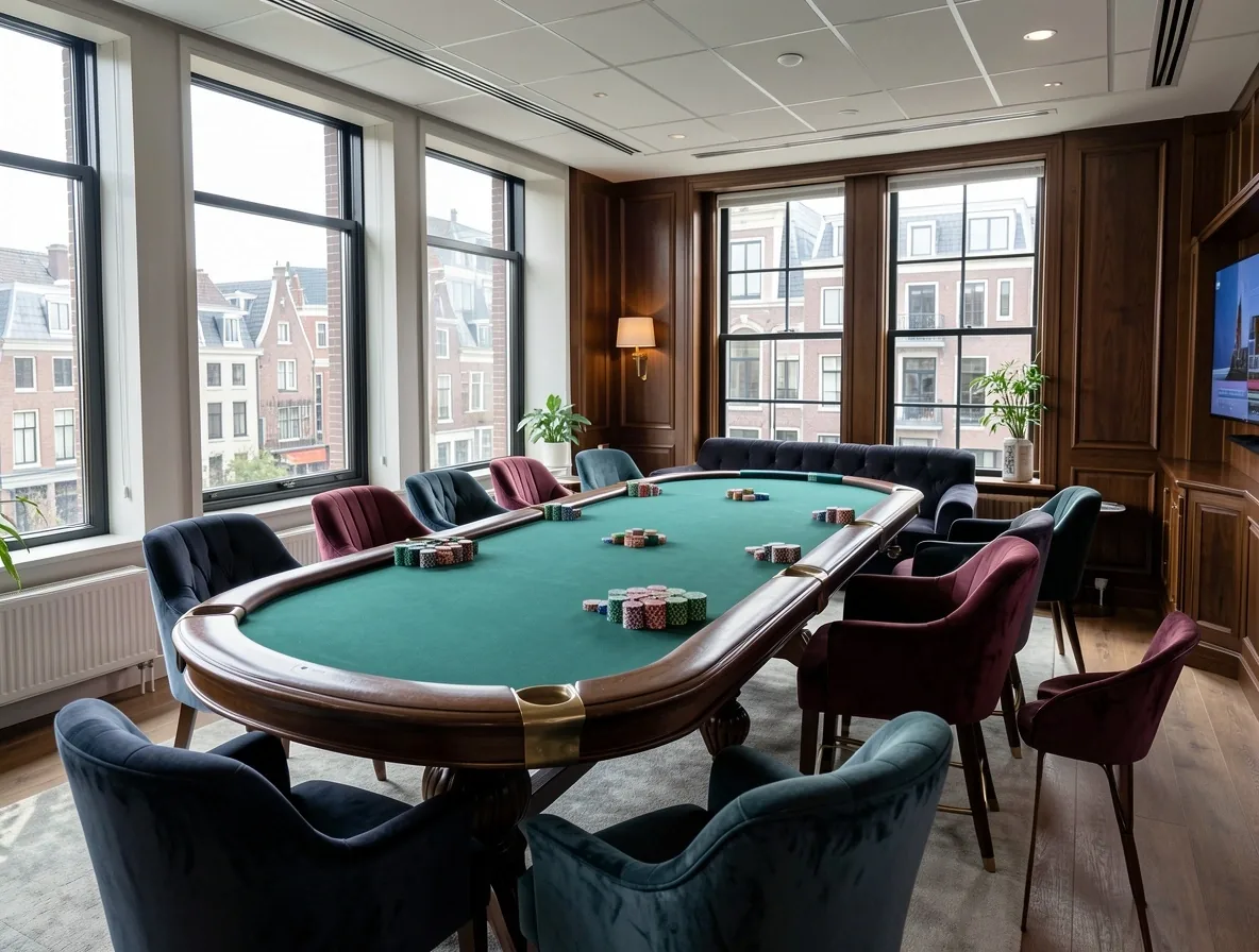 Interieur van Zanderoo co-working aan het Noordeinde in Den Haag
